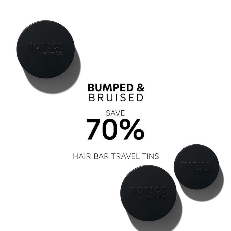 Bumped & Bruised | Hair Travel Tins