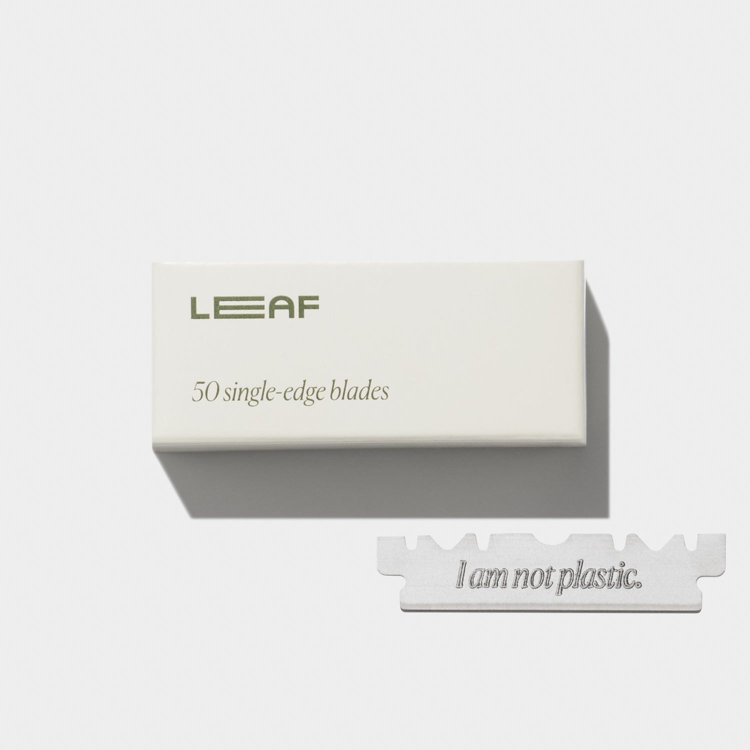 LEAF Plastic-free Safety Razor Refill Blades | NOTICE HAIR CO.